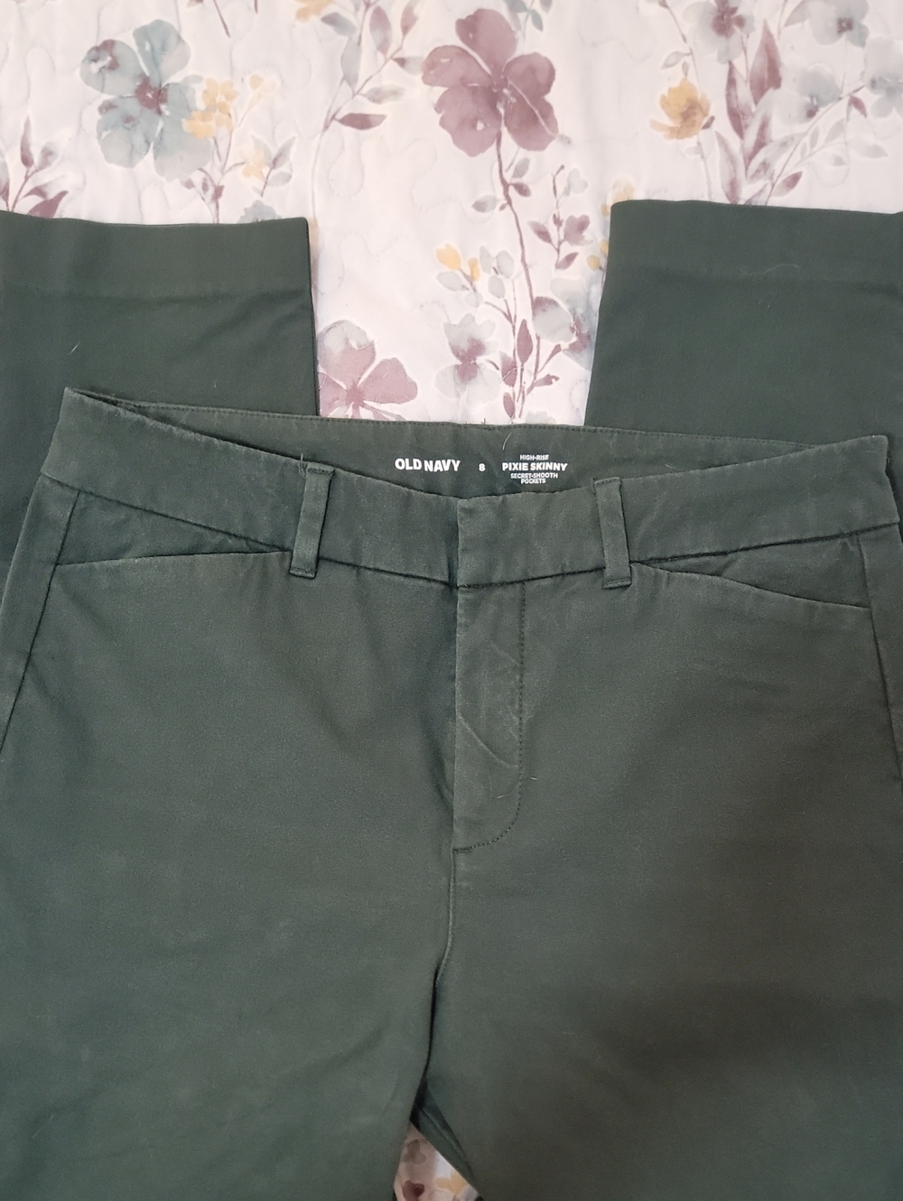 Old Navy Pixie Skinny Jeans in Deep Forest Green